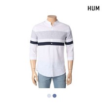[HUM]남) 차이나 배색 7부셔츠(FHNMCSS123P)