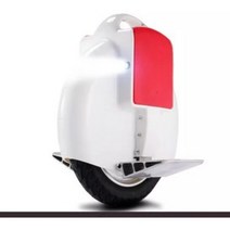 HTDDC 입문용 외발 전동 휠 대리운전 전기 자전거, LED 모델 [화이트]