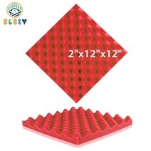 방음재 부스 폼 6 12 24 개 단열 홈 뮤직 스튜디오 에그 크레이트 패널 인테리어, 7.JDRed - Medium Density - 6 P