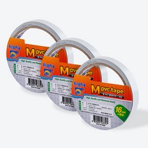 알파 알파 M시리즈 양면테이프 PVC 16mmx10M (3롤), 단품