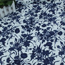 트위드 자켓 원피스 하객 패션중국어 빈티지 난초 인쇄 부드러운 린 넨 코 튼 원단 수 제 드레스 천으로 장