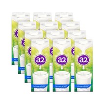 뉴오리진 100% a2 단백질 밀크 오리지널 호주 프리미엄 김태희 멸균우유 1L 12개입, 12개