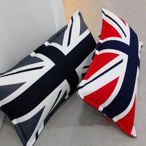 쭈앙 등쿠션 대쿠션커버 헤드쿠션 등받이쿠션 커버 옥스포드 순면 다리쿠션, 영국기그레이