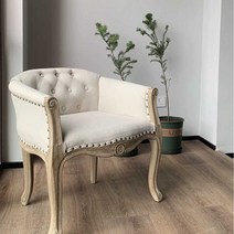 프렌치 엔틱 식탁의자 편한 원목 고급 카페의자 장식, 07 다크그린 가죽