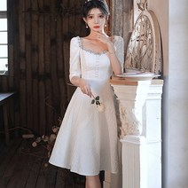 셀프웨딩 스몰웨딩 드레스 미디 롱 원피스 BP007