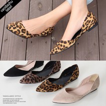 바닐라슈 유리즈 딥사이드컷 컴포트몰드 스웨이드 플랫슈즈 33524 1.5cm