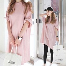 새학기 학생 스타일 롱티셔츠 데이트 봄옷 여름 패션