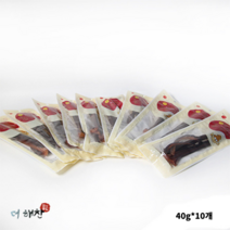쥐포/마른안주류 [더해찬] 맛오징어롱다리40gx10개 장족 (10봉)