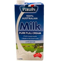 호주 멸균우유 폴스 퓨어밀크 1L 4개 수입 멸균 우유