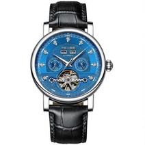 남자 여성 손목 시계 TEVISE-퍼페츄얼 캘린더 남성 럭셔리 탑 브랜드 자동 스켈레톤 뚜르비용 기계식