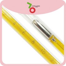 표준온도계 8개 선택주문 0.1도 단위 길이 420mm, 1개, 200도~250도