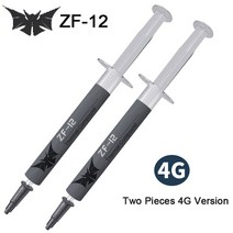 고성능 ZF2 열전도성 그리스 페이스트 프로세서 CPU GPU 쿨러 냉각 팬 복합 방열판 2W/mk, [03] ZF2 4g 2pcs