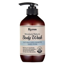 키렌 모이스처 네이처 바디워시 데일리퓨어향(무향), 1개, 500ml