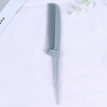 헤어 스타일링 살롱 이발사 머리 빗 접이식 스파이크 테일 휴대용 픽 미세 치아 밀도 미용 도구, 파란