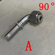 유압 피팅 메트릭 M10-M42 스레드 콘 호스 엔드 오일 파이프 커넥터 홀드 유형 튜브 고압, A bend_13MM to M22x1.5