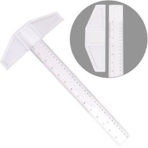 분리형 제도 설계 작업용 T자 플라스틱 35cm 45cm