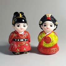 드리다샵 한국기념품 전통 한복인형 결혼 외국인 선물, 3.왕과왕비