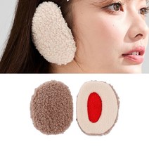 1+1 페르세오 똑딱이 귀마개 겨울 방한 분리형 라운딩 뽀글이 귀도리