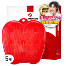 폴메디슨 딥레드 풋브러쉬, 1개입, 30개
