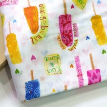 자투리 대폭단면 3중거즈 썸머팝시클