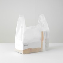 [세종그린팩] 친환경 배달봉투 배달 포장봉투, 무지 배달봉투 특대(60호) 1000매
