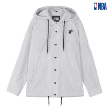 NBA NBA 엔비에이 빠른출고 남여공용 후드탈부착 스트라이프 셔츠 N201SH301P 부천