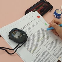 스포츠 초시계 스톱워치 타이머 운동 육상 심판용 생활방수 뽀모도로 인터벌 스터디