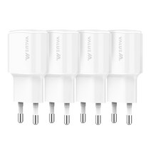 밸류엠 가정용 USB 2포트 유선 멀티 충전기 2.1A 1+1, 혼합색상, 8개