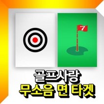 [KT알파쇼핑]DM 붐 무소음 면타겟 (중형) 골프타겟, 녹색/깃발/녹색/깃발