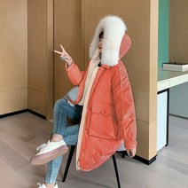 명품 고급 이쁜 여성 점퍼 파카 패딩 자켓 코트 NEW 여자 자캣 야상 키작녀 외투 겉옷 핸드메이드 빅사이즈 136