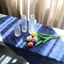 플로팅 한송이 유리 화병 미니 시약병 조화 꽃병