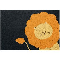 MOCAROSE 미끄러짐을 방지하다 코일현관매트 북유럽 스타일 캐릭터 소동물 방수 주방 카펫, 80x120cm, 11#
