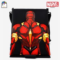 마블 어벤저스 아이언맨 의자 캠핑 피크닉 휴대용 폴딩체어 1인용간편-레드블랙-WSL