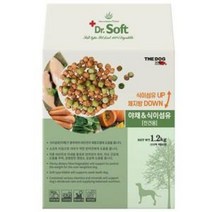 제이스토어 / 무곡물 사료 소프트 전견용 치킨 야채 1.2KG 1개, 본상품선택