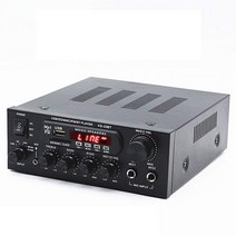 방송 음향 오디오 출력 증폭기 스피커1000w 홈 220v 베이스 전원 블루투스 디지털 앰프 hifi fm usb sd led 서브우퍼, 협력사, 1000W