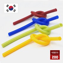 국내생산 실리콘 진공 호스 3mmx7mm (1M) 무독성 내열온도 200도, 레드