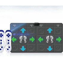 지픽스 오락실펌프기계 춤추는게임 오락실게임기 DDR, 무선PU 쿨그레이 + 핸들