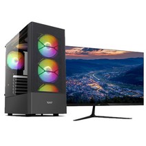야인컴퓨터 게이밍 조립PC 롤 배틀그라운드 오버워치 피파4 로스트아크 디아블로 사무용PC 컴퓨터, Y게임용PC세트5번