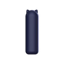 usb 미니 팬 휴대용 핸드헬드 전기 팬 2000mah 충전식 조용한 포켓 냉각 핸드 ventilador with light office outdoor, 푸른