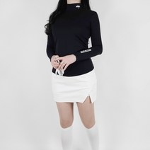 김영주스포츠 여성 체크 카라 기모 골프 티셔츠 WT8053