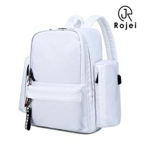 로제이 남자 더블 백 데일리 백팩 RMA083 WH