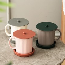 국산 실리콘 컵뚜껑 커버 컵덮개 컵홀더 잔뚜껑 찻잔덮개 커피잔덮개 11cm 예쁜 비말차단 머그 먼지, 실리콘 펌킨 마린블루