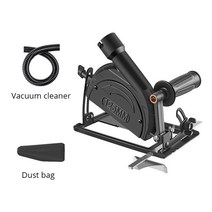 플런지쏘 원형톱 핸드쏘 전기 원형 톱 어댑터 앵글 그라인더 절단기 0-45 절단 깊이 조절 가능한 목공 도구, [02] Vacuum model, 02 Vacuum model