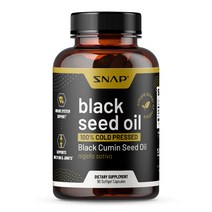 유기농 블랙 커민 씨 Black Seed Oil 블랙 씨드 오일 100% 90캡슐