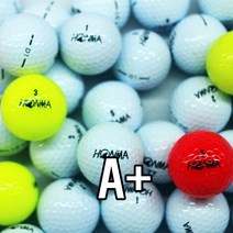 브랜드 로스트볼 A+ 50알 모음, 혼마 화이트/컬러 피스 혼합 A+, 50개