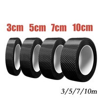 수전사필름 3/5/7/10cm * 3M 탄소 섬유 스티커 붙여 넣기 보호대 스트립 자동차 도어 사이드 미러 스크래치, 03 7cm X 3M