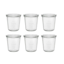 WECK 몰드 유리저장병 깊은형 NO.900, 290ml, 6개