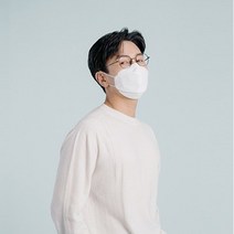 김동완 아임리얼 노바 보건용 마스크 (KF94)(대형)(검정색 흰색) 30매입, 30매, 흰색 - 대형