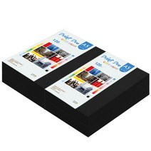 종이문화 프린트프로 칼라복사지 A5 120g No.32 블랙 640매