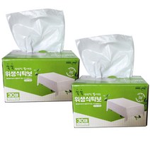 뽑아쓰는 비닐 식탁보 30매 2개 130cmx96cm